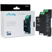 Divu kanālu Din sliedes kontrolleris Z-Wave Shelly Wave Pro 2Pm Lr Sterownik na