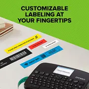 Dymo Labelmanager Labelwriter 640Cb pārnēsājams un atkārtoti uzliekams etiķetes veidotājs ar divkāršu savienojumu 2197370. qwerty. tieša termiskā pārnešana. 12 mm sekundē Portable Rechargeable Label Maker with Dual Connectivity Qwerty. Direct thermal Thermal transfer. mm/sec