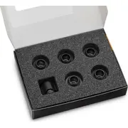 Ec ūdens bloki Quantum Torque Stc 12/16 melns Ek Water Blocks Ek-Quantum 6Er-Pack. schwarz