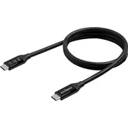 Edimax Usb-C  Usb-C Usb Kabelis melns Uc4-010Tb V2 Kabel Usb Usb-C Czarny