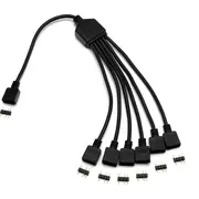 Ek ūdens bloki Ek-D-Rgb sadalīšanas kabelis Water Blocks Kabel 6-Krotny