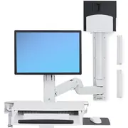 Ergotron 97-859 Paplašinātāja Montāža. 9 Rok. Spīgi Balta Tekstūra Extender Assembly. Arm. Bright White Texture