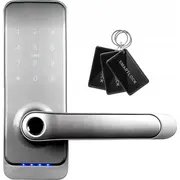 Eura Durvju rokturis ar piekļuves kontrolieri Elh-01H4 sudrabs Klamka kontrolerem silver