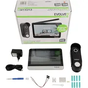 Evolveo Doorphone W7. aprīkots ar iebūvētu videotelefonu. Wifi. cietvielu monitoru Sada videotelefonu Wifi monitor
