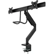 Fellowes galda turētājs 2 monitoriem līdz 32 Eppa ar sloksni 9909301 Uchwyt biurkowy na monitory do