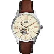 Fosilā pilsētnieka automātiskā Me3266 Box vīriešu pulkstenis Zegarek Fossil Townsman Automatic