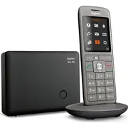 Gigaset fiksētais tālrunis Cl660 Analogais/Dect Zvanītāja vārds un identifikācija Antracīts Telefon stacjonarny analogowy/DECT Nazwa identyfikacja Antracyt