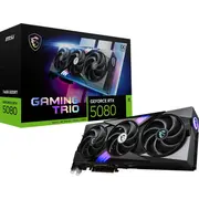 Grafikas karte Msi Geforce Rtx 5080 spēļu trio Oc 16Gb Gddr7 Dlss4 Karta graficzna Gaming Trio