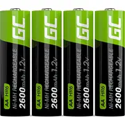 Green Cell Aa R6 2600Mah akumulators 4 gab. Akumulator szt.