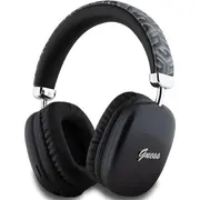 Guess Metallic Script Logo austiņas melnas Gubhk1Gctcsk Czarne