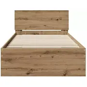 Gultas rāmis bez matrača un galvgaļa Craft Oak 90X200 cm Lumarko Ramka materaca