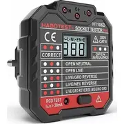 Habotest Socket testeris ar digitālo displeju Ht106D Tester gniazd cyfrowym