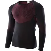 Hi-Tec Thermal apakšveļa vīriešu sporta krekls Hino Top melns un sarkans izmērs Xl/Xxl Bielizna termoaktywna bluza czarno-czerwony rozmiar