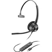 Hp Poly Encorepro 310 austiņas  Austiņas  Uzliekama uz auss  kabelis  Usb-C  Schwarz  darbojas ar Chromebook Datoru. sertificēts Series Headset On-Ear kabelgebunden Usb-C Schwarz Works With Chromebook Certified