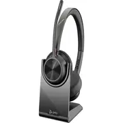 Hp Poly Voyager 4320 Usb-C austiņas sargspraudnis uzlādes statīvs bezvadu galvas saite Zvaniem/Mūzikai Usb Type-C Bluetooth statīvs. melns Headset Bt700 dongle Charging Stand Bezprzewodowy Opaska na Podstawka do Cza