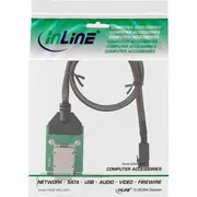 Inline Sas Hd zema profila adaptera kronšteins ār. Sff-8088 iekšējais Sff-8643 27656A Low Profile Adapter Bracket zewn. wewn. 0.5M