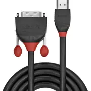 Kabelis Lindy Hdmi Dvi-D. melns 36275 Kabel Dvi-D 10M czarny