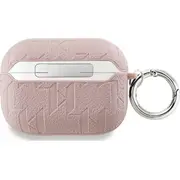 Karl Lagerfeld Klap2Pgkipp Airpods Pro 2 2022/2023 vāciņš rozā/rozā Monogramma Head Cover Monogram