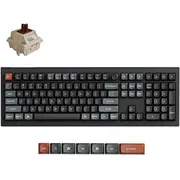 Keychron Keyboard Wrl V6 Ultra/Black V6U-D3 tastatūra Klawiatura