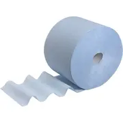 Kimberly -Clark Botll tīrs lielā lomā. zilā krāsā 870 epizodes Kimberly-Clark Wypall X70 roli. niebieskie