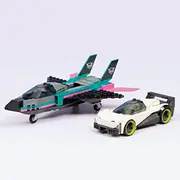 Lego City Jet pret automašīnu 60489 Odrzutowiec kontra