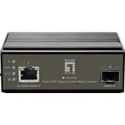 Levelone optiskās šķiedras pārveidotājs Igc-0102 tīkla 1000 Mbit/S melns Konwerter konwerter sieciowy Czarny