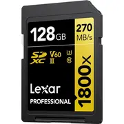 Lexar Professional 1800X Sdxc karte Lsd1800128G-Bnnng Karta Gb Class Uhs-Ii/U3 V60