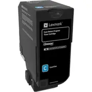 Lexmark toneris tonerpatrone ciāna 74C20C0 Toner Tonerpatrone Cyan