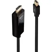 Lindy Displayport Mini Hdmi kabelis 3M melns 36928 Kabel czarny