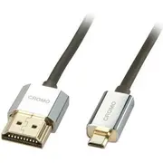 Lindy Hdmi Micro  kabelis sudraba 41680 Kabel Micro 0.5M srebrny