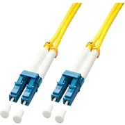 Lindy Lc/Lc optiskās šķiedras vads. Os2. 9/125. dzeltens 47451 Lindy Patchcord Lc/Lc. 2M.