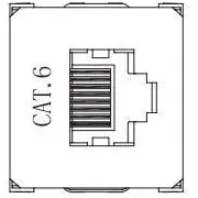 Logilink savienotājs Rj45- Rj45 sieviešu sieviešu. ekranēts. metāls Np0054 Kat.6. ekranowana. metal