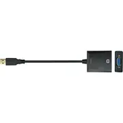 Logilink Usb  Vga Adapteris. melns Ua0231 Adapter Usb Vga Czarny