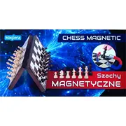 Magiera Koka magnētiskais šahs 30353 Szachy drewniane magnetyczne