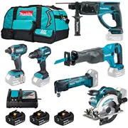 Makita Instrumentu Komplekts Dlx6135Tx1 3X5 Ah 18V Zestaw Tool Set