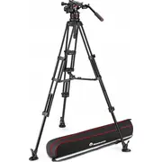 Manfrotto Twin Alu komplekts ar 612 galvu sākuma centrs Zestaw rozp