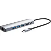 Manhetenas Usb-C stacija/replicators 153959 Stacja/Replikator Manhattan
