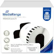 Mediarange Endlosetikett Brother Dk-22205 62Mm 30.48M Sw/W Sw/Ws