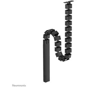 Neomounts kabeļa mugurkaula organizators sēdēšanas/statīva galda rāmjiem skrūvju uzstādīts magnētiskais kanāls melns Cable Spine Organizer for sit/stand desk frames screw mounted magnetic channel black