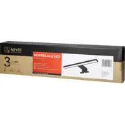 Kinkiet Orno Nortes Led 12W, lampa nad lustro, 900Lm, 4000K, dł. 50 cm, aluminium, czarna Ad-Om-6208L4/B