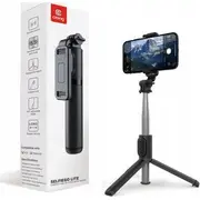 Pašbildes nūja Crong Selfiego Compact selfie stick Bluetooth statīvs 20-101Cm Selfie Kompaktowy tripod