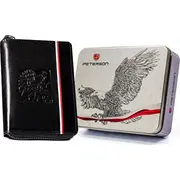 Peterson Ādas Maks Ptn 340P-02 Melns Portfel Black