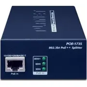 Planet elektrolīnijas adapteris Poe-173S tīkla sadalītāja Black Poe atbalsts Adapter powerline sieciowy Czarny