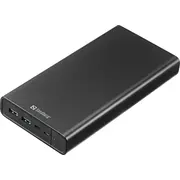 Powerbank Sandberg Pd100W 420-63 38400Mah melns Czarny