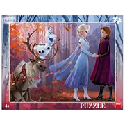 Puzle 40 kadri Frozen Sisters Puzzle ramkowe Kraina Lodu Siostry