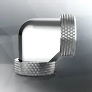 Raijintek Anschluss Pelias D160906. adapteris sudraba krāsa 16Mm. Grad Adapter 6Er-Pack. silber