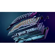 Razer Blackwidow V4 zema profila apelsīnu tastatūra Rz03-05270800-R3M1 Klawiatura Low-Profile Orange