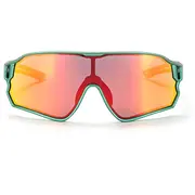 Rockbros velosipēdu brilles 14110009002 Polarizēšana bērniem 8-14 gadus veci zaļš Okulary rowerowe polaryzacyjne dla dzieci lat zielone