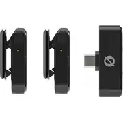 Rode Wireless Micro 2 kanālu digitālā bezvadu sistēma Usb-C. melns Cyfrowy system bezprzewodowy Czarny