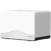 Mercusys Halo 1 paka Wifi7 tīkla maršrutētājs 2.4 Ghz. x 2.5 Gbelan/Wan. 2 Gbelan/Wan Router H27Be1-Pack Mesh Be3600.2.4Ghz/5Ghz.1X2.5Gbelan/Wan.2Xgbelan/Wan